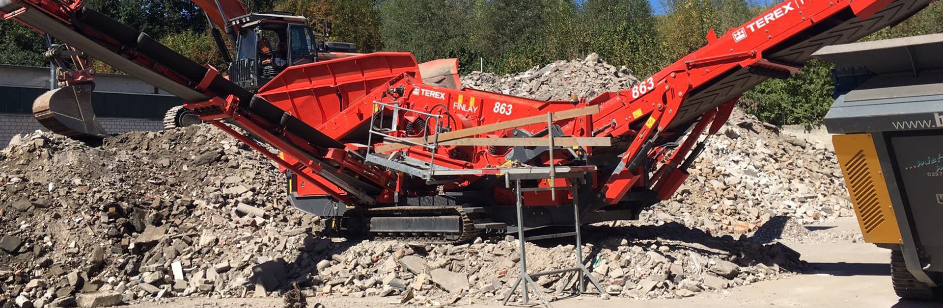 Siebanlage Terex Finlay 863
